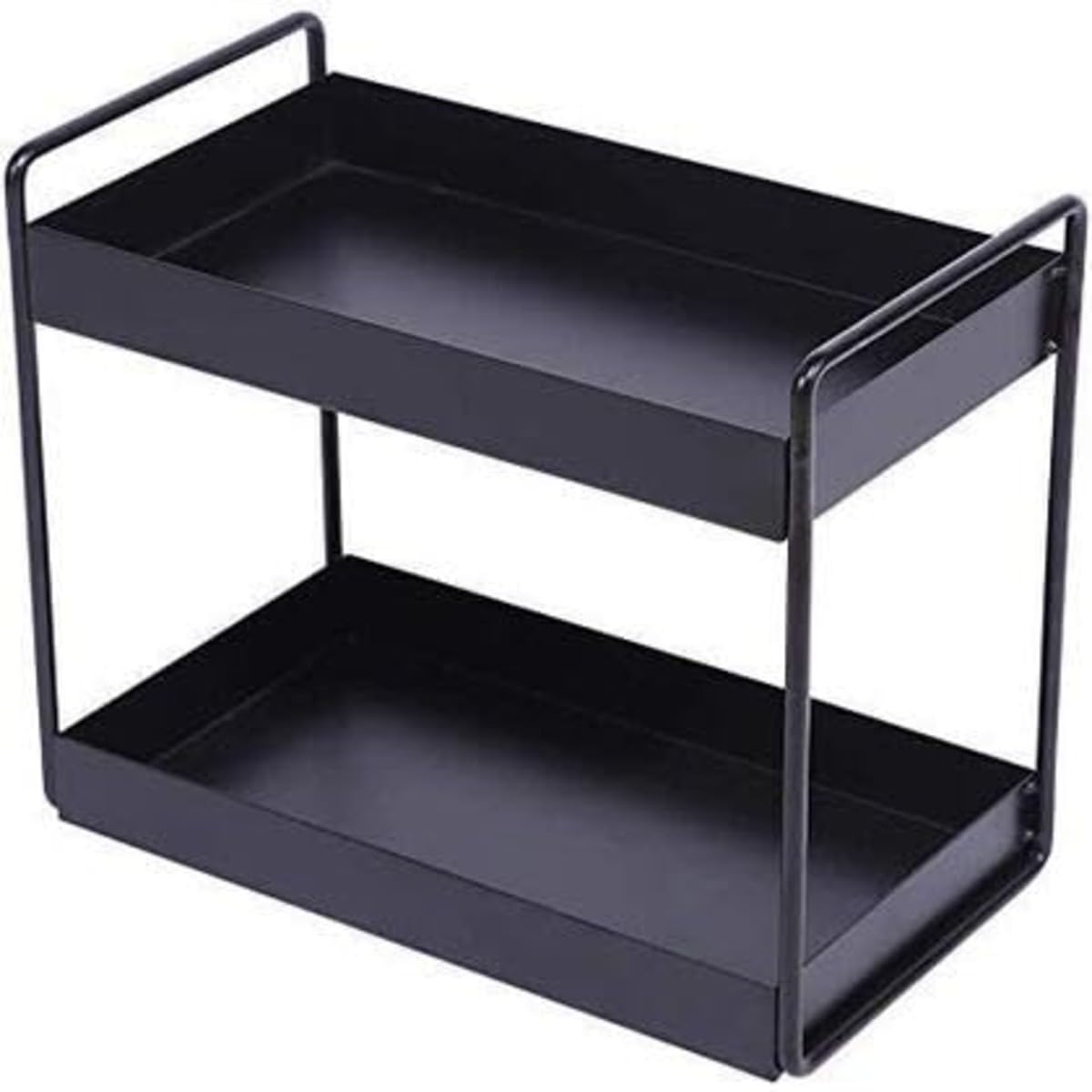 Tekcool Heavy Duty Metal Stand 2Tier Standing Rack For Home, Bathroom Countertop Storage Shelf, Cosmetic Organizer Holder Kitch