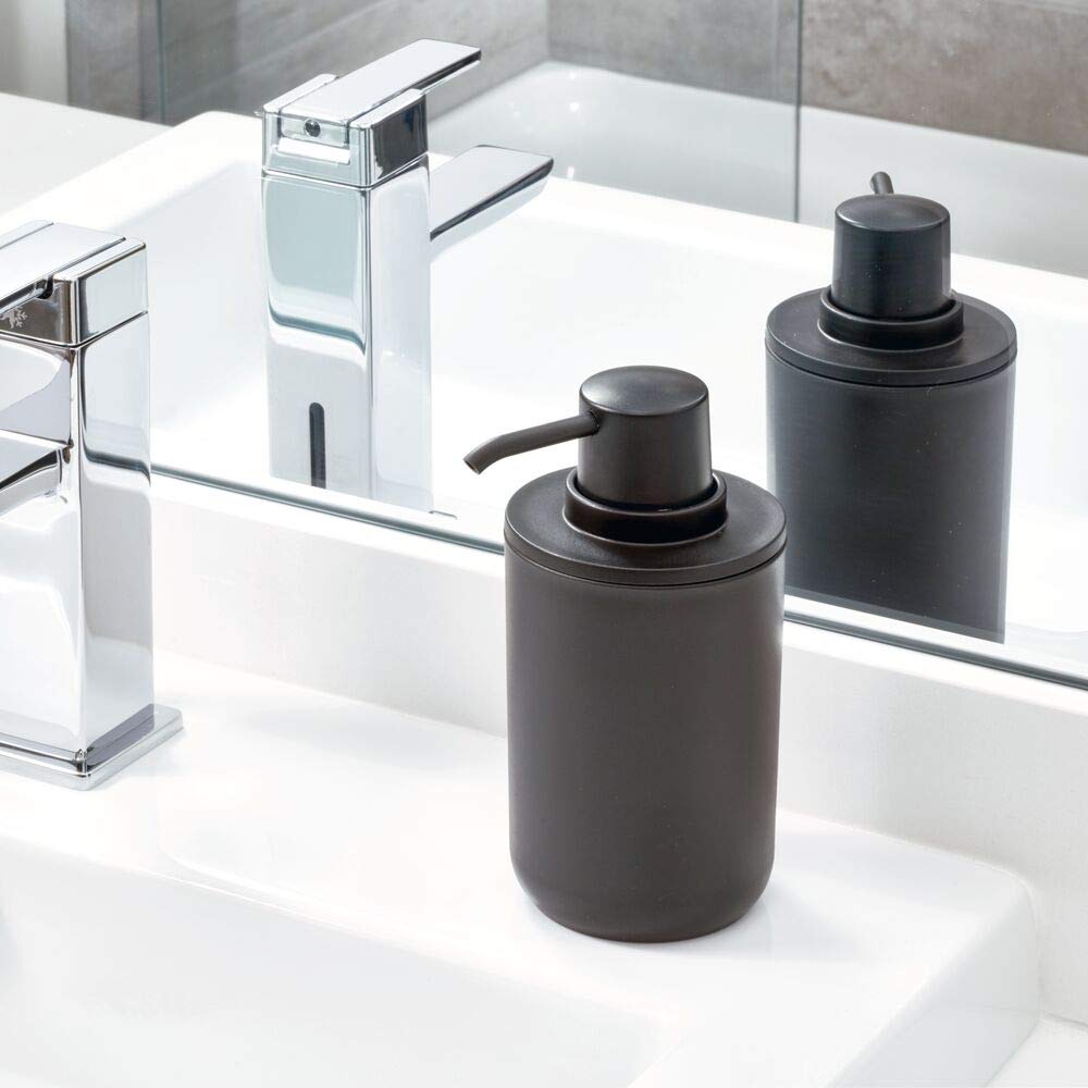 iDesign 28737ES cade 4-Piece Bathroom Accessory Set  Matte Black  245 cm x 89 cm x 162 cm