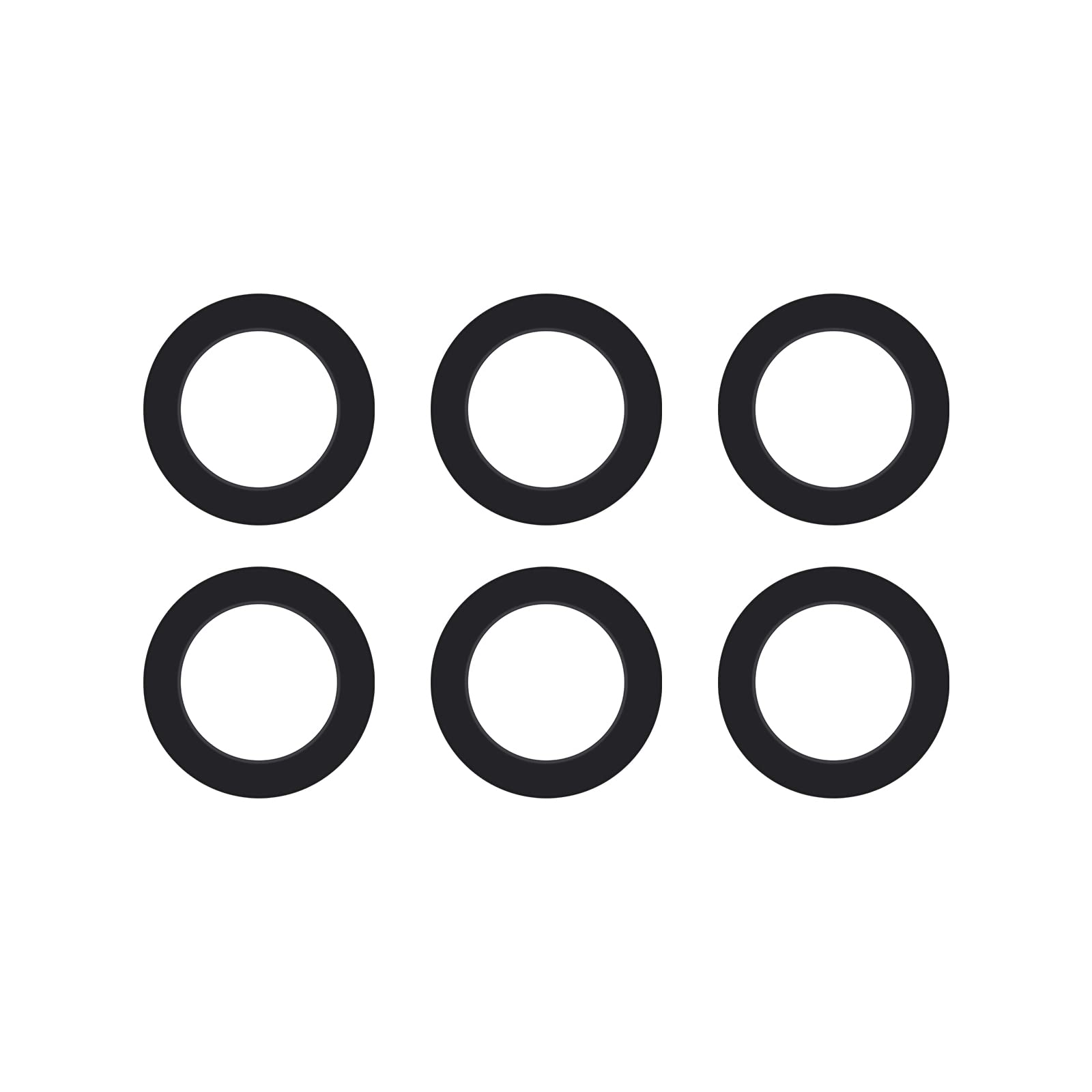 Ferroday 6 Rubber Gaskets For Stainless Steel Carbonation Cap Gasket Flat Washer Gaskets