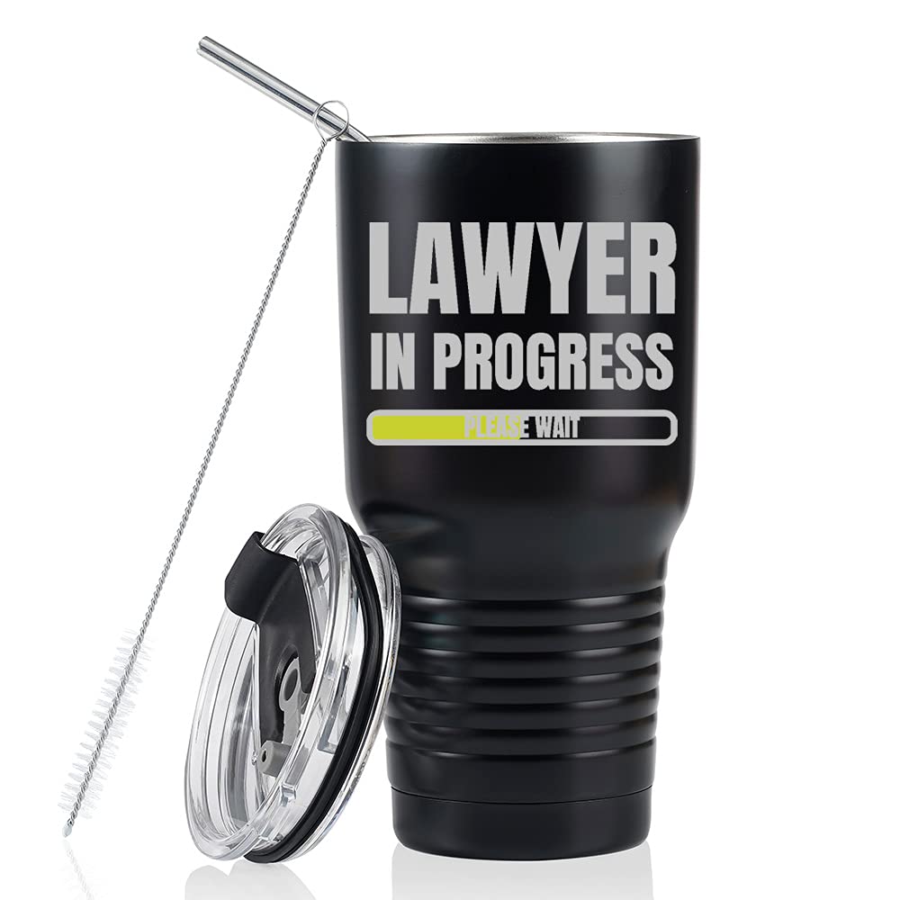 Onebttl Lawyer Gifts For Men & Law School Student, Stainless Steel Tumbler 30 Oz, Perfect Lawyer Idea For Men/Male In Birthday,