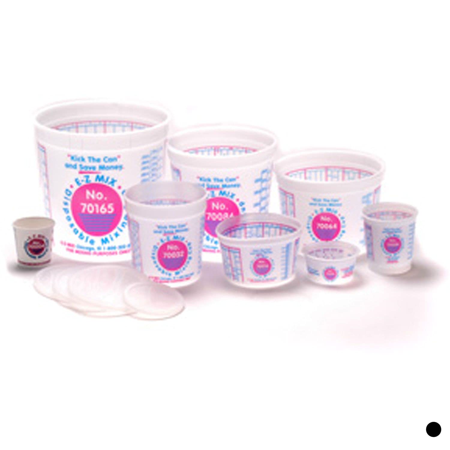 E-Z Mix 70064L 2 Quart Lid, 50 Pack