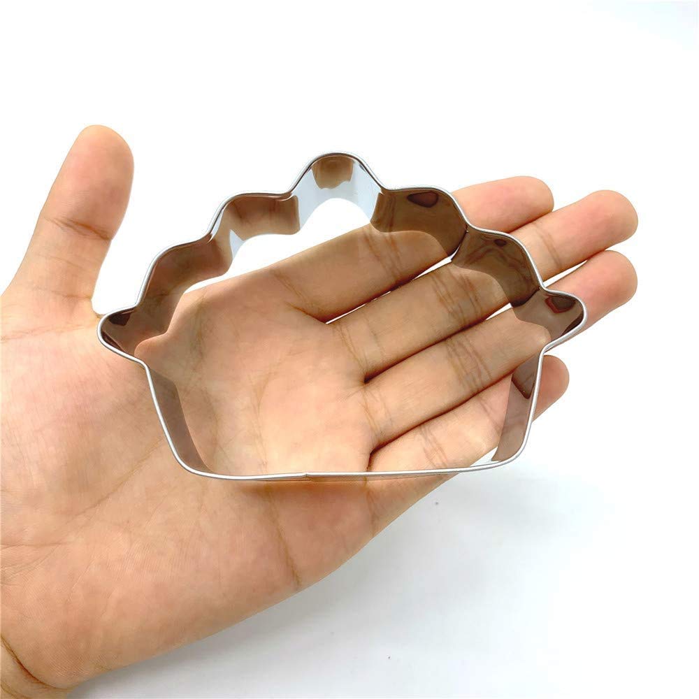 Liliao Thanksgiving Pumpkin Pie Cookie Cutter - 4 X 2.6 Inches - Stainless Steel