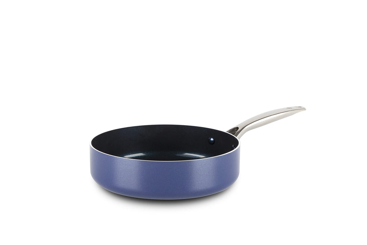 Blue Diamond Ceramic Non-Stick Skillet Pan - Induction And Oven Safe - 26 Cm, Blue