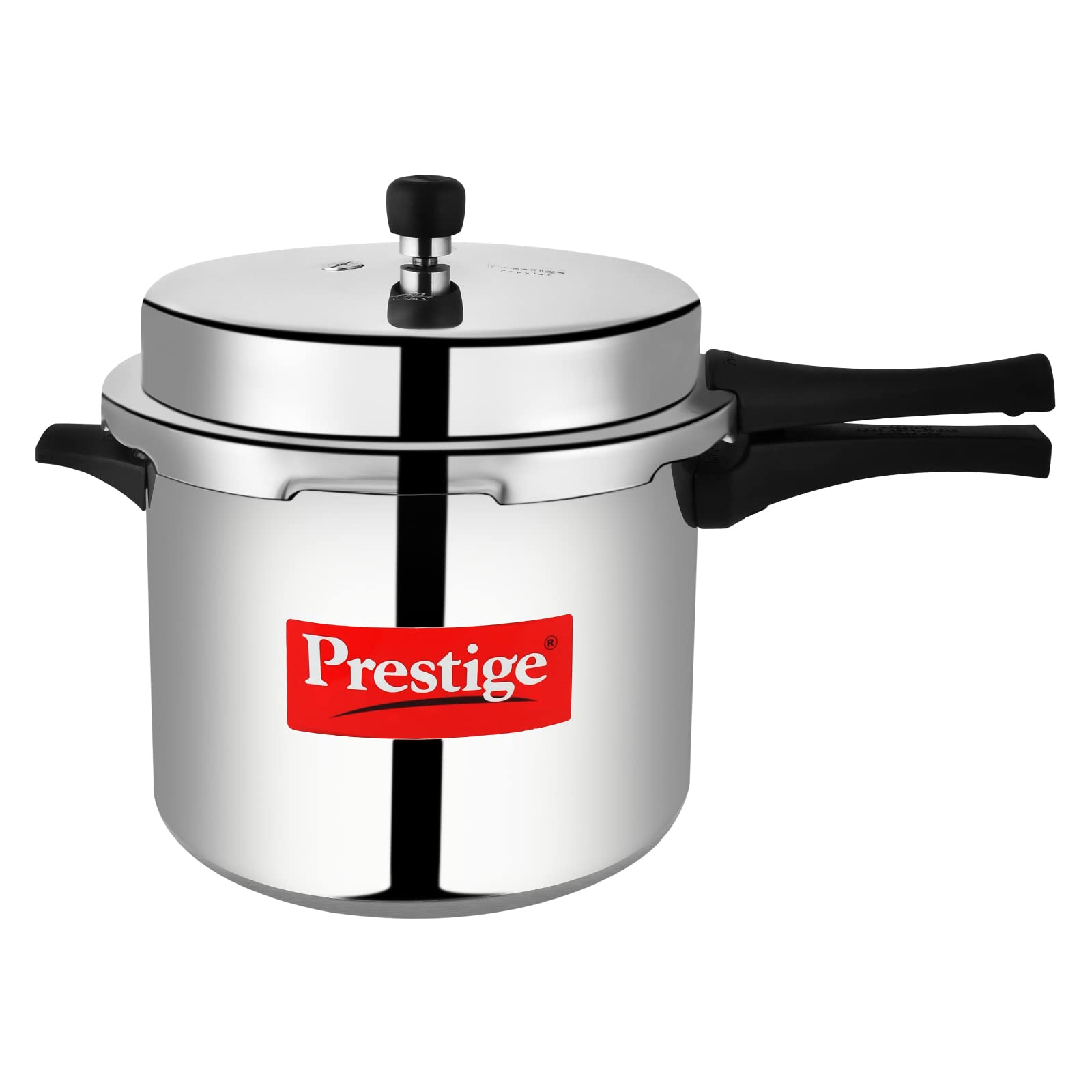 Prestige Pressure Cooker, 10 Liter, Silver, Model PPAPC10, Durable Cooking Essential