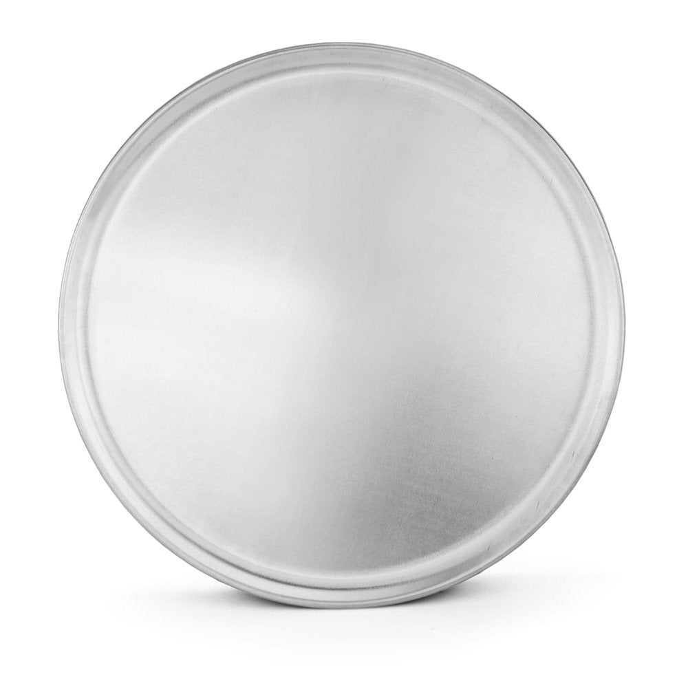 New Star Foodservice 51049 Restaurant-Grade Aluminum Pizza Pan, Baking Tray, Coupe Style, 16-Inch, Pack Of 6