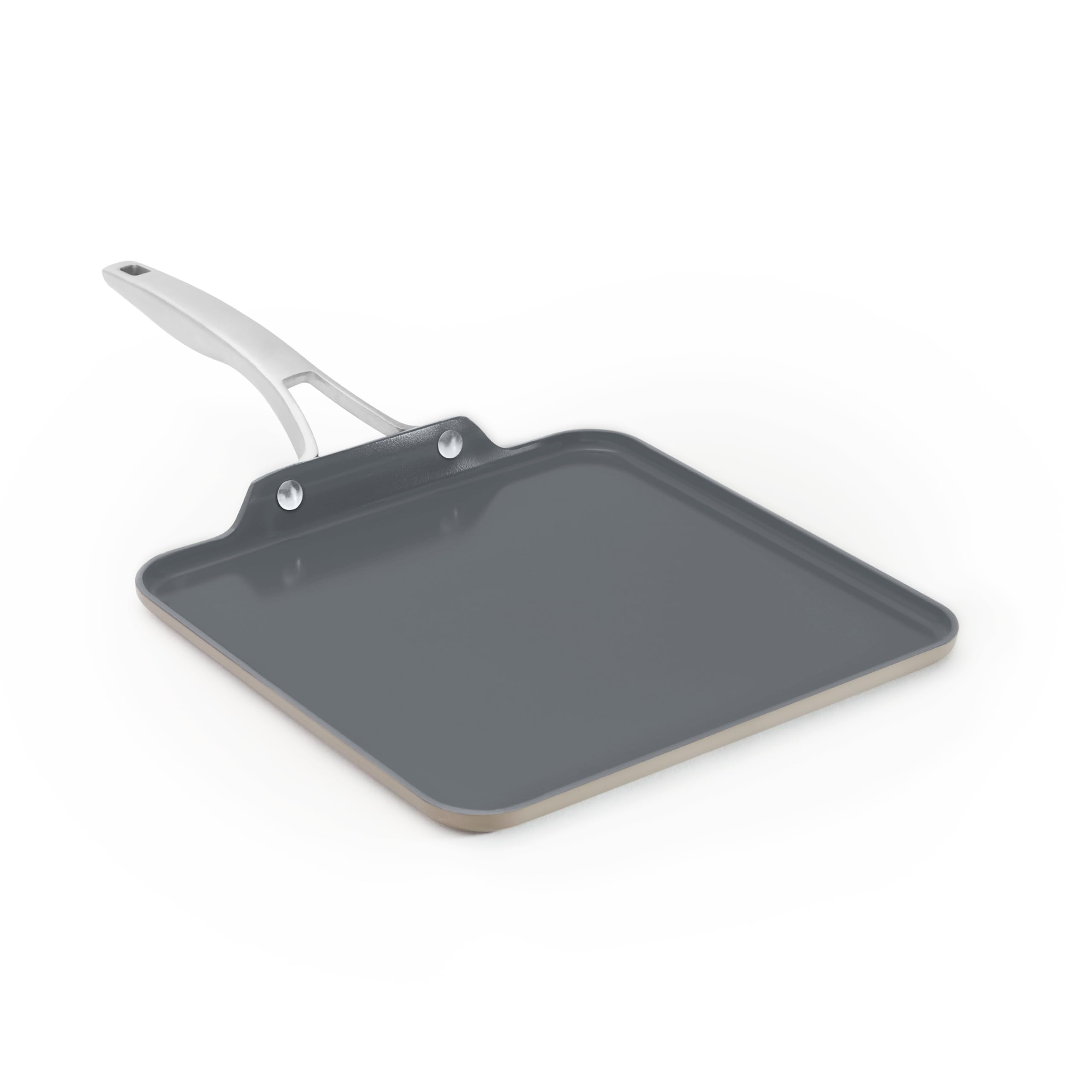 Calphalon Premier Ceramic Nonstick 11 Square Griddle, Mushroom Grey