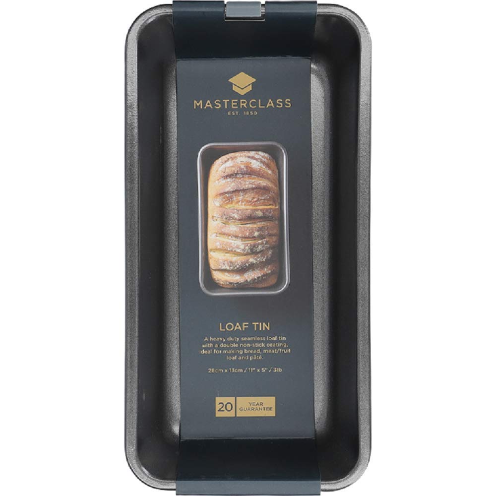 Masterclass 3Lb Large Bread Loaf Pan Tin Tray, 28 X 13Cm (11'' X 5'')