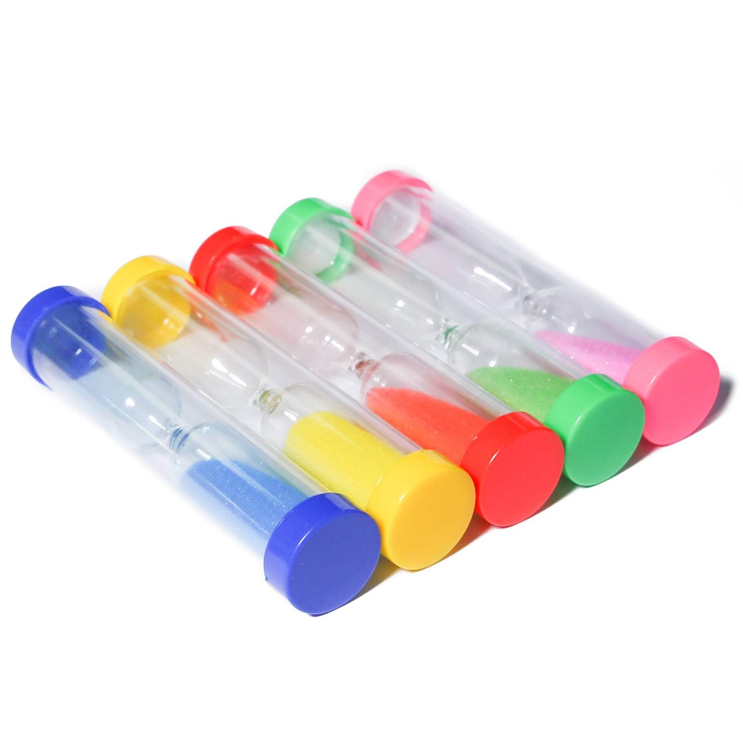 Proloso 1 Minute Sand Timer Hourglass Sandglass Clock Countdown Bulk Toy Set Timers For Kids Games Classroom School Prize Party