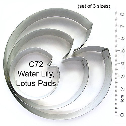 Lotus And Water Lily Pad Cutter Set By Wsa