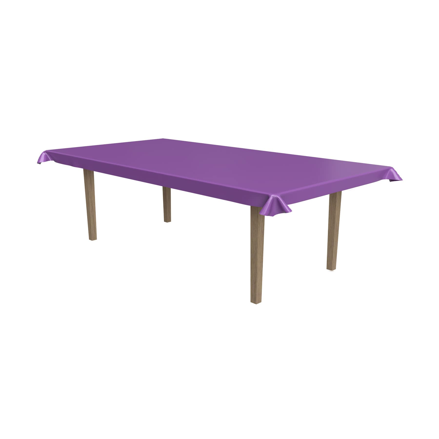 Masterpiece Plastic Table Roll (purple) Party Accessory (1 count) (1/Pkg)