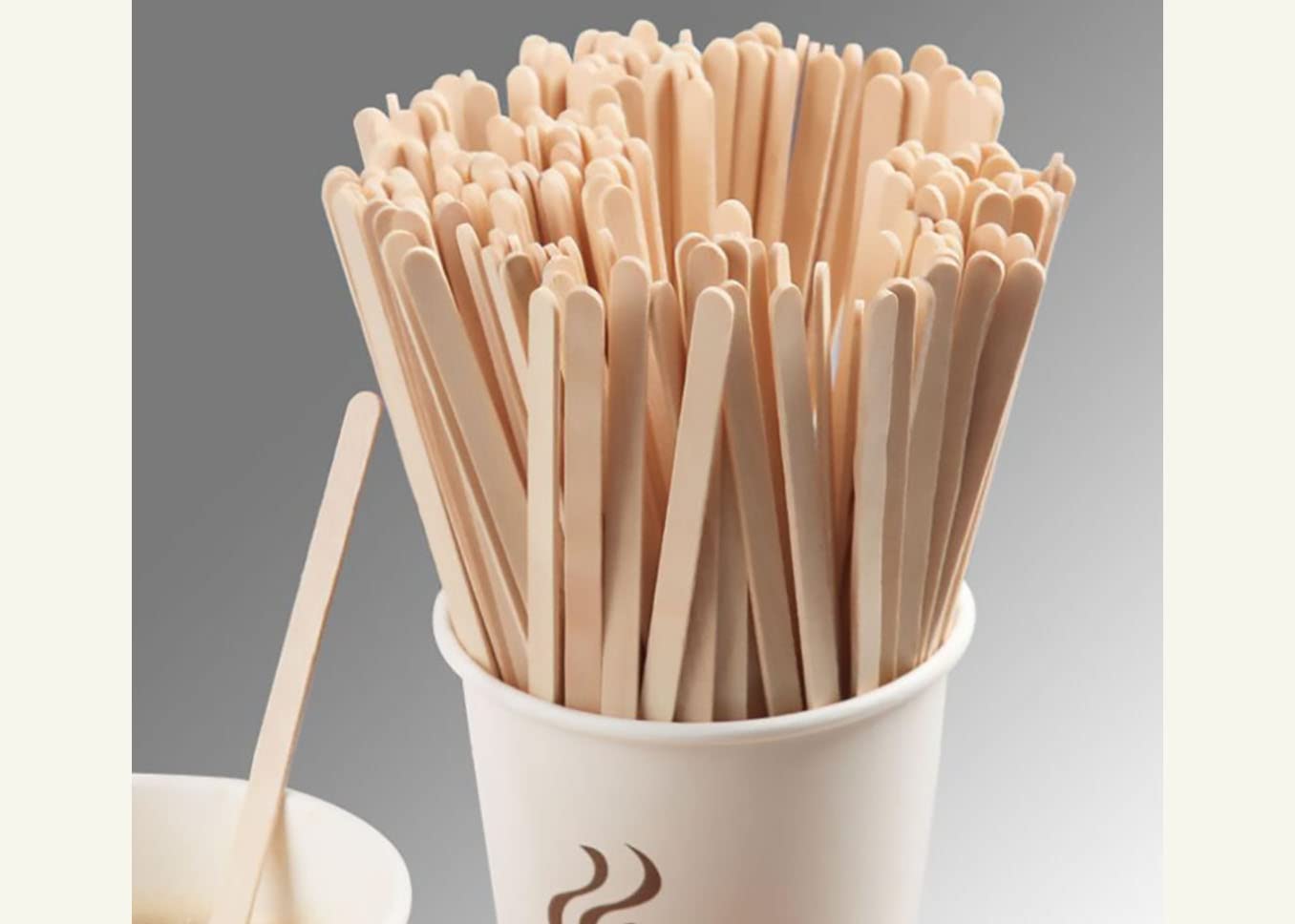 Perfect Stix Wooden Coffee Stirrer Stick, 7-1/2'' Length (Pack Of 100) - Packaging May Vary
