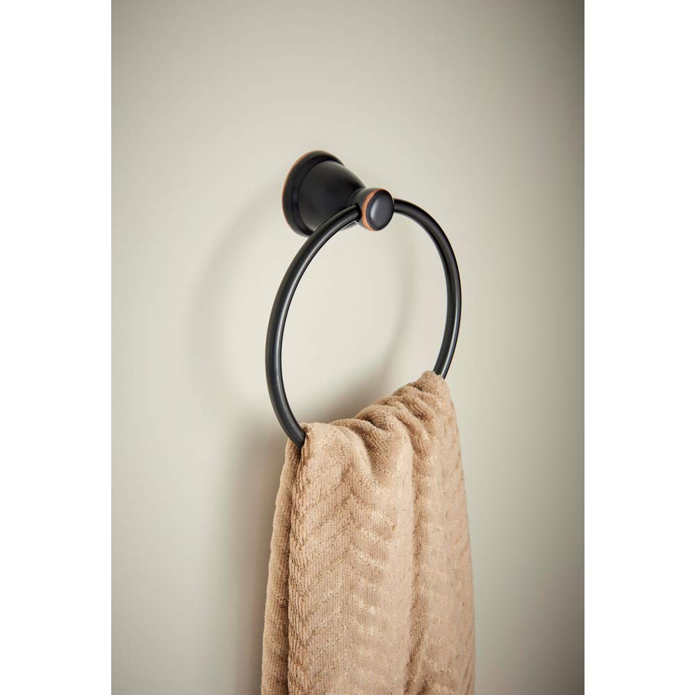 Franklin Brass Kinla -towel Ring  Oil Rubbed Bronze  -bathroom Accessories  KIN46-ORB-1 6.38 x 2.36 x 7.24 Inches
