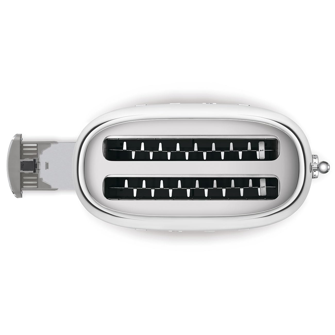 Smeg 50'S Retro 4 - Slice Toaster (Stainless Steel)