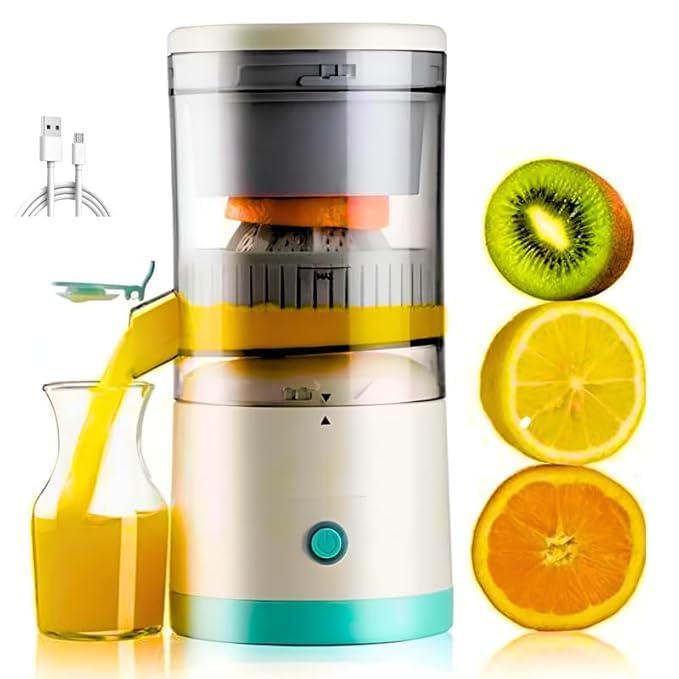 Drumstone (   ) Automatic Citrus Fruit Juicer Electrical Orange Juicer Squeezer Electric Lemon Rechargeable And For Grapefruit