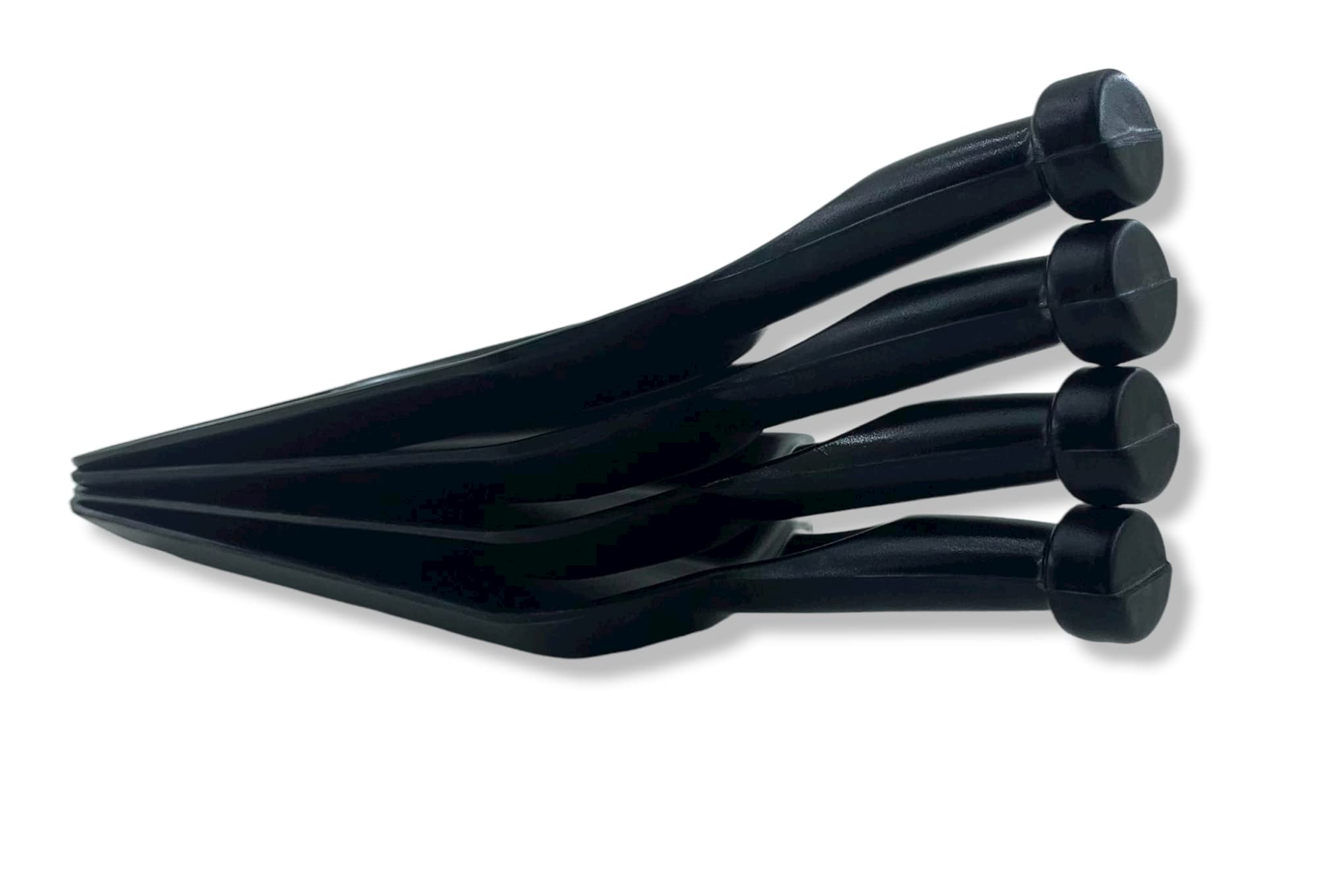 ECOSPIT CONTAINER Melamine Bat Shape Snacks And Sweets, Serving Platter/Tray For Home, Hotel & Restaurant Kitchen (Matt Black) (