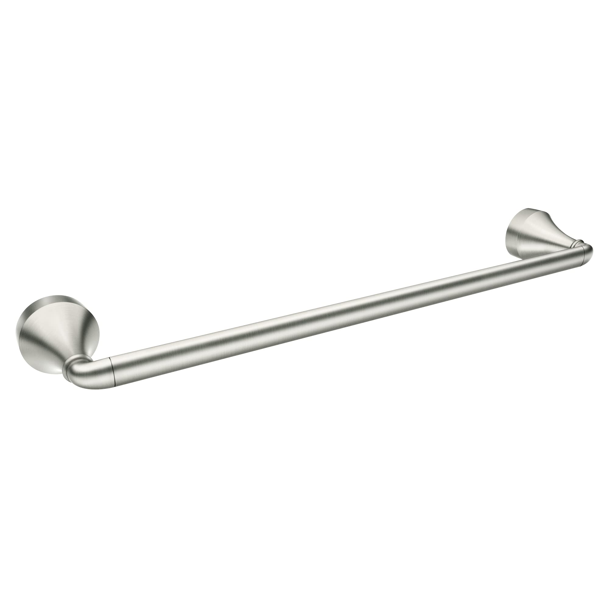Moen Hamden Spot Resist Brushed Nickel 18-Inch Single -Towel Bar, My6218Bn