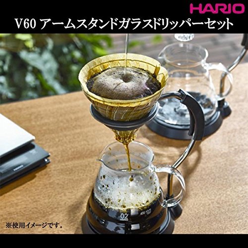 Hario V60 Arm Stand With Glass Dripper Pour Over Set