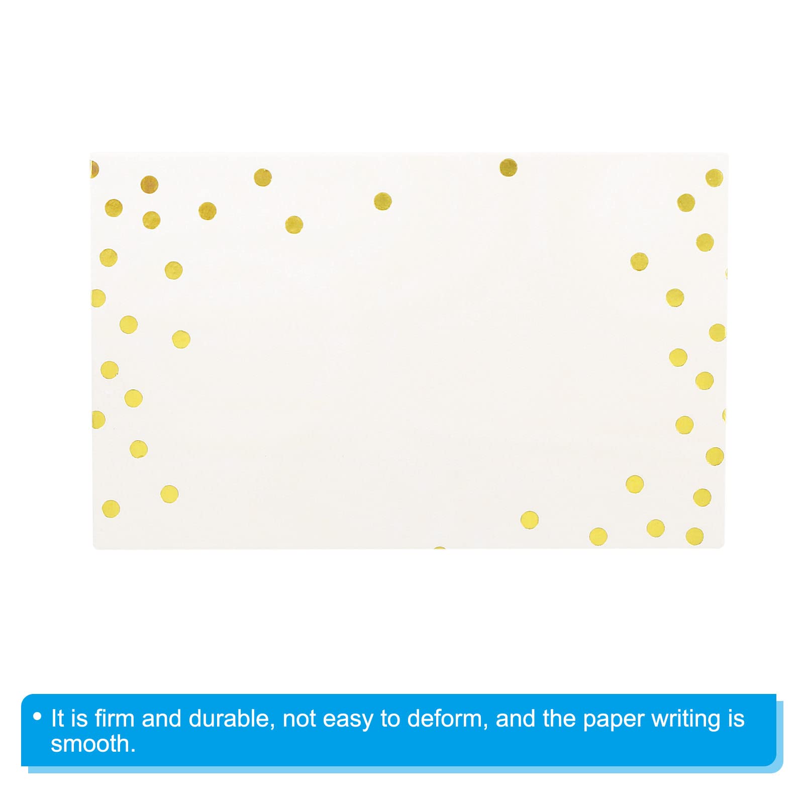 Patikil Tent Place Cards, 50Pcs Greeting Cards 4.48 X 3.51Inch Favor Decor Foldable Blank Card For Wedding Party Diy Table Name