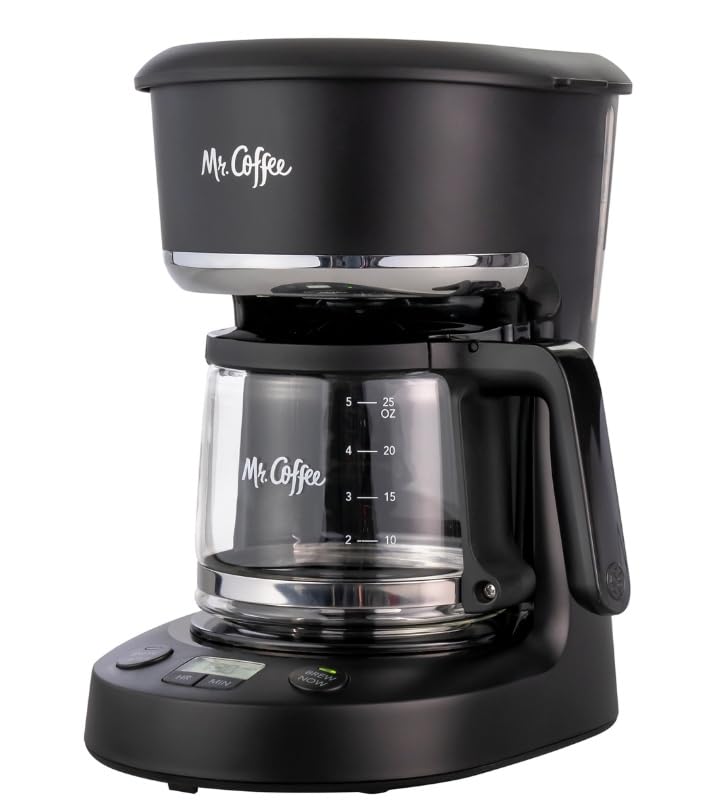 Mr. Coffee, 5Cup Mini Brew Switch Coffee Maker, Black