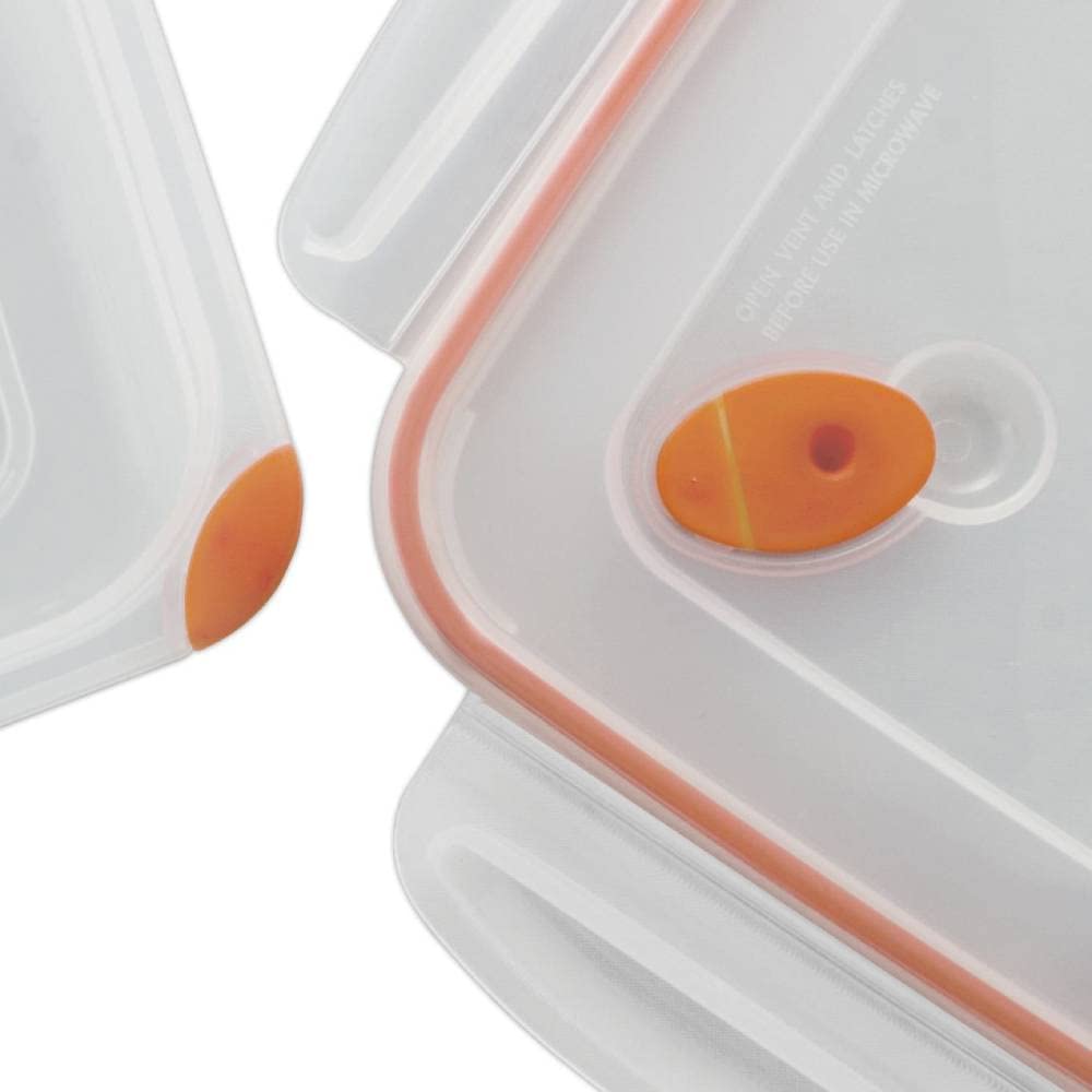 Sterilite Food Storage Containers, 8.3 Cup, Orange