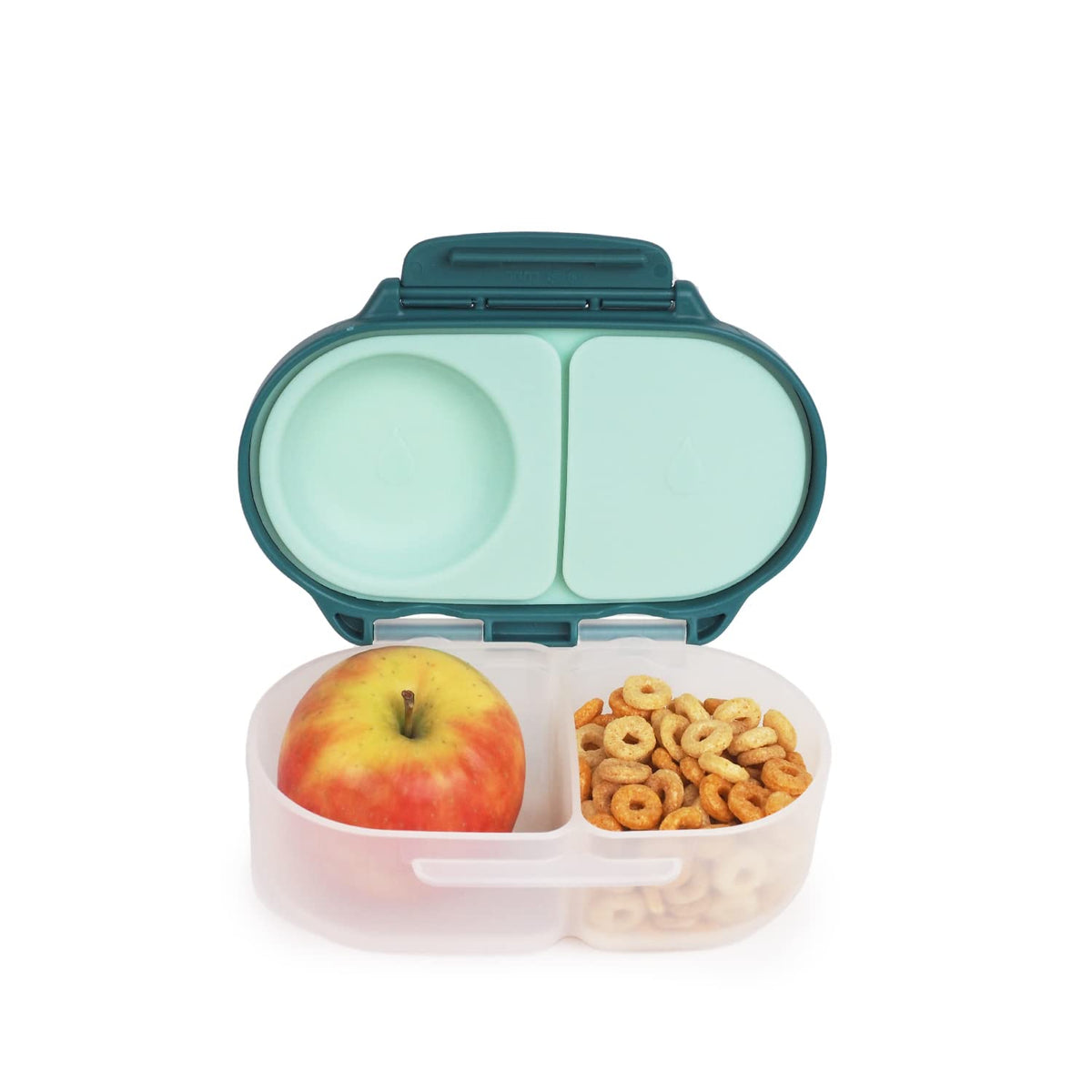 B.Box Snack Box For Kids & Toddlers: 2 Compartment Containers, Mini Bento Lunch Box. Leak Proof, Bpa Free. Ages 4 Months+ (Emera