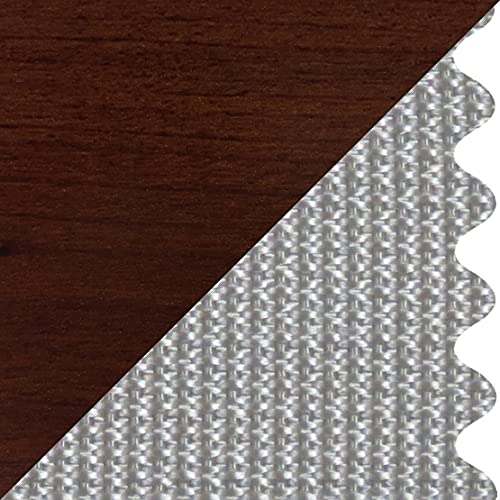 Wooden Mallet WallSaver Luggage Rack  Silver Straps  Mahogany