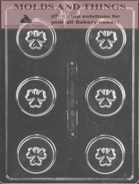 St. Patrick Day Shamrock Cookie Chocolate Candy Mold