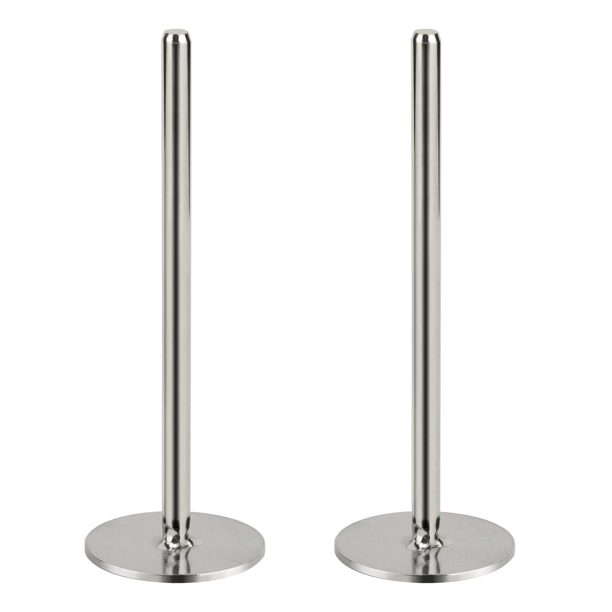Cayanmydery 2 Pieces Stainless Steel Cake Heating Core, 4.4 Inch, 1.5 Inch Silver Heating Rod Cake Baking Supplies Cake Decorati