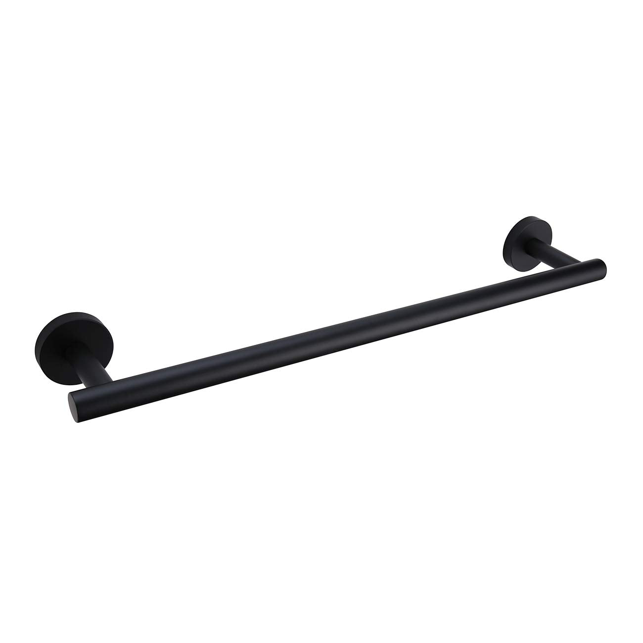 Miyili Matte Black 15.75'' Towel Bar Sus 304 Stainless Steel Towel Holder For Bathroom Or Kitchen Wall Mount, A01B40A