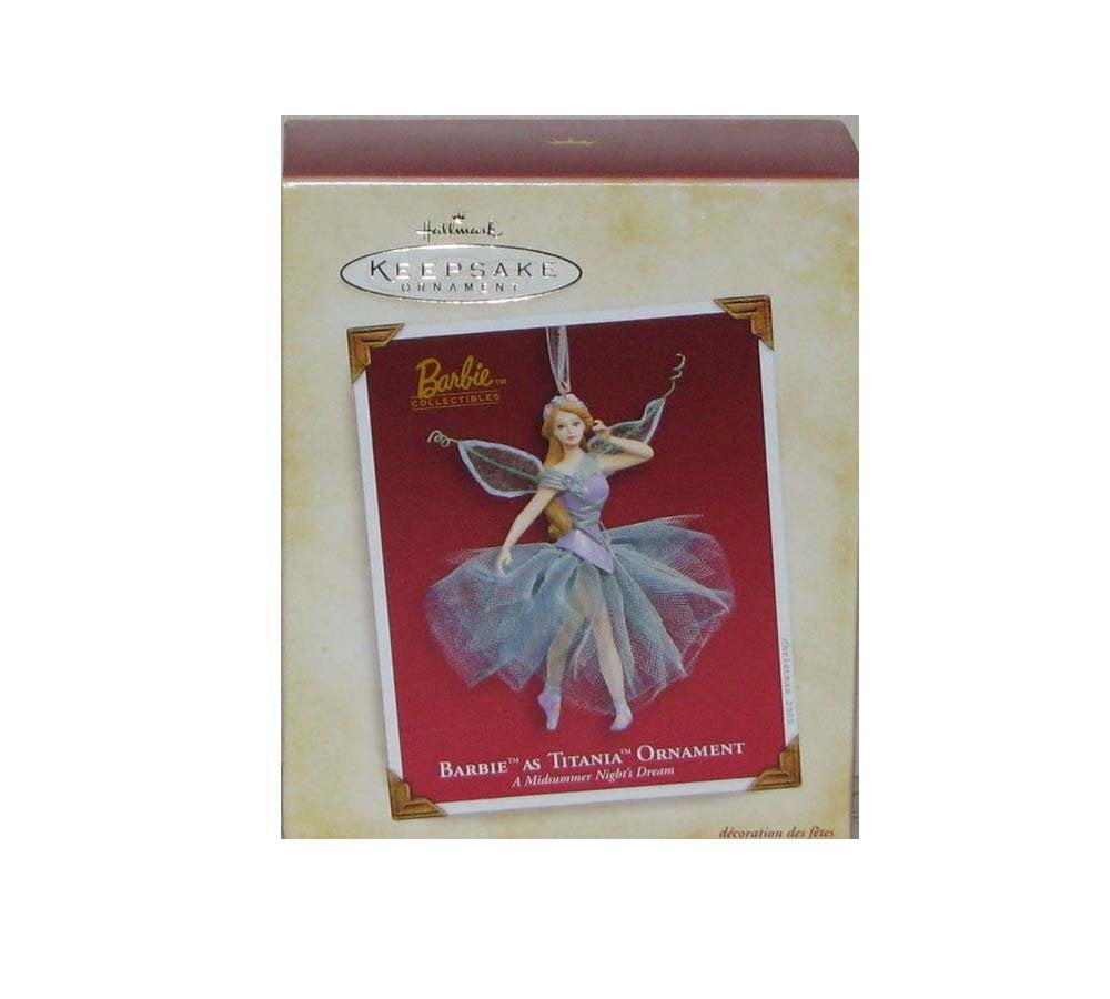 QXI6412 Barbie As Titania Midsummer Night's Dream 2005 Hallmark Keepsake Ornament