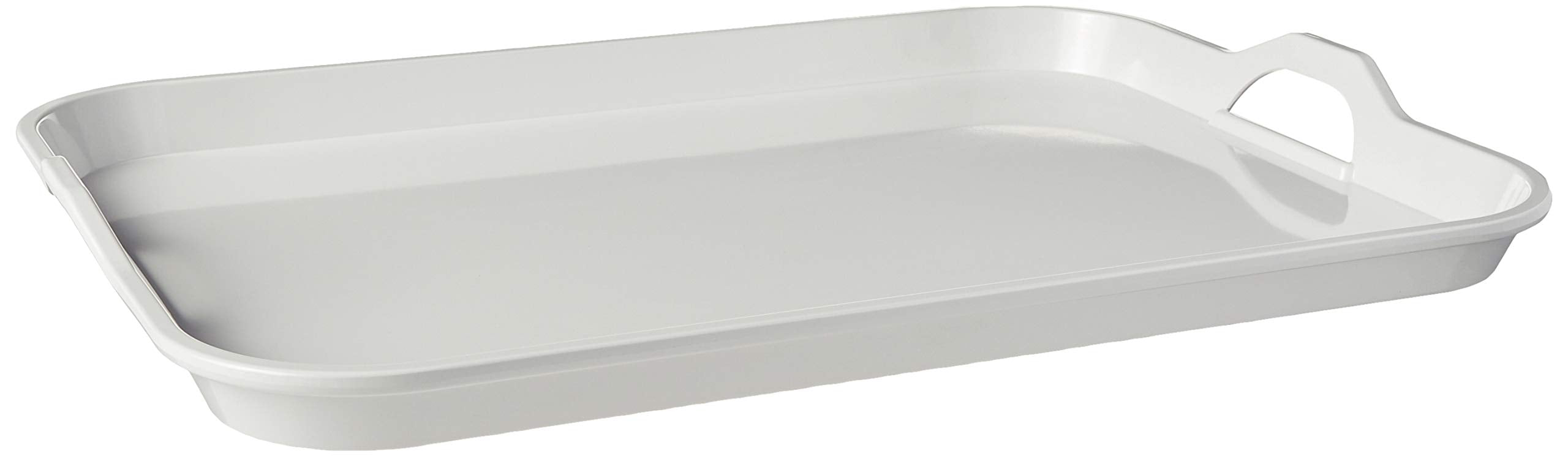 Hutzler Melamine Serving Tray With Handles, 20'' X 15'', White