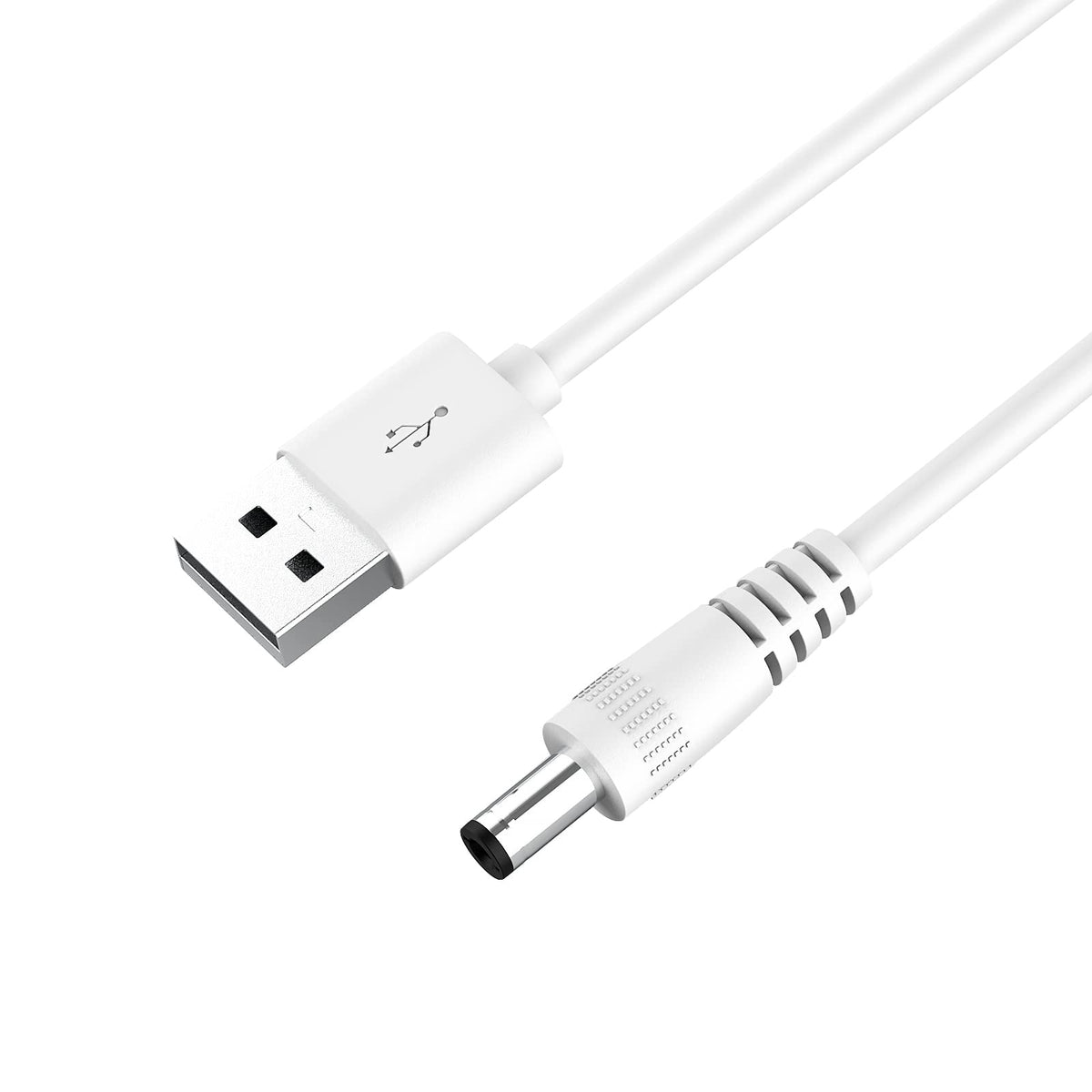Deiovwxs Lighted Makeup Mirror Replacement Charging Cable, Dc 5.5 * 2.1 Mm Switching Connector Charging Cord, 1A, 3.2Ft