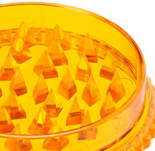 Stortz & Bickle Volcano Plastic Herb Grinder, 23, Orange