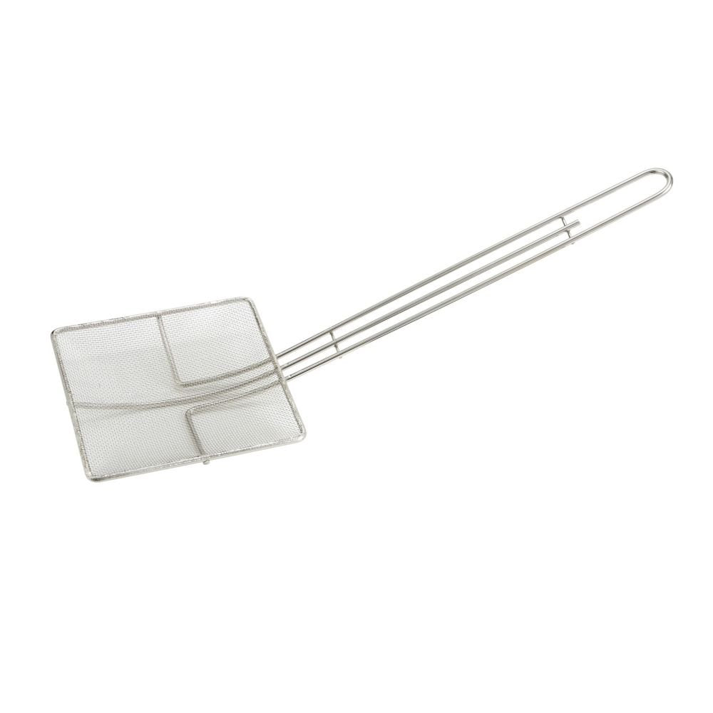 Winco Square Mesh Skimmer, 6.75Inch, Medium, Nickel