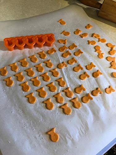 Mini Tiny Fish Cookie Cutter, Goldfish Cracker Multi X5 (2 Pack) - Fun, Baking, Dough, And Fondant Cutter For Kids, Baked Fish-S