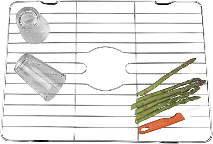 Better Houseware 14868 Medium Sink Protector Grid, Stainless Steel, 165 X 1 X 125 Inches (2 Pack)