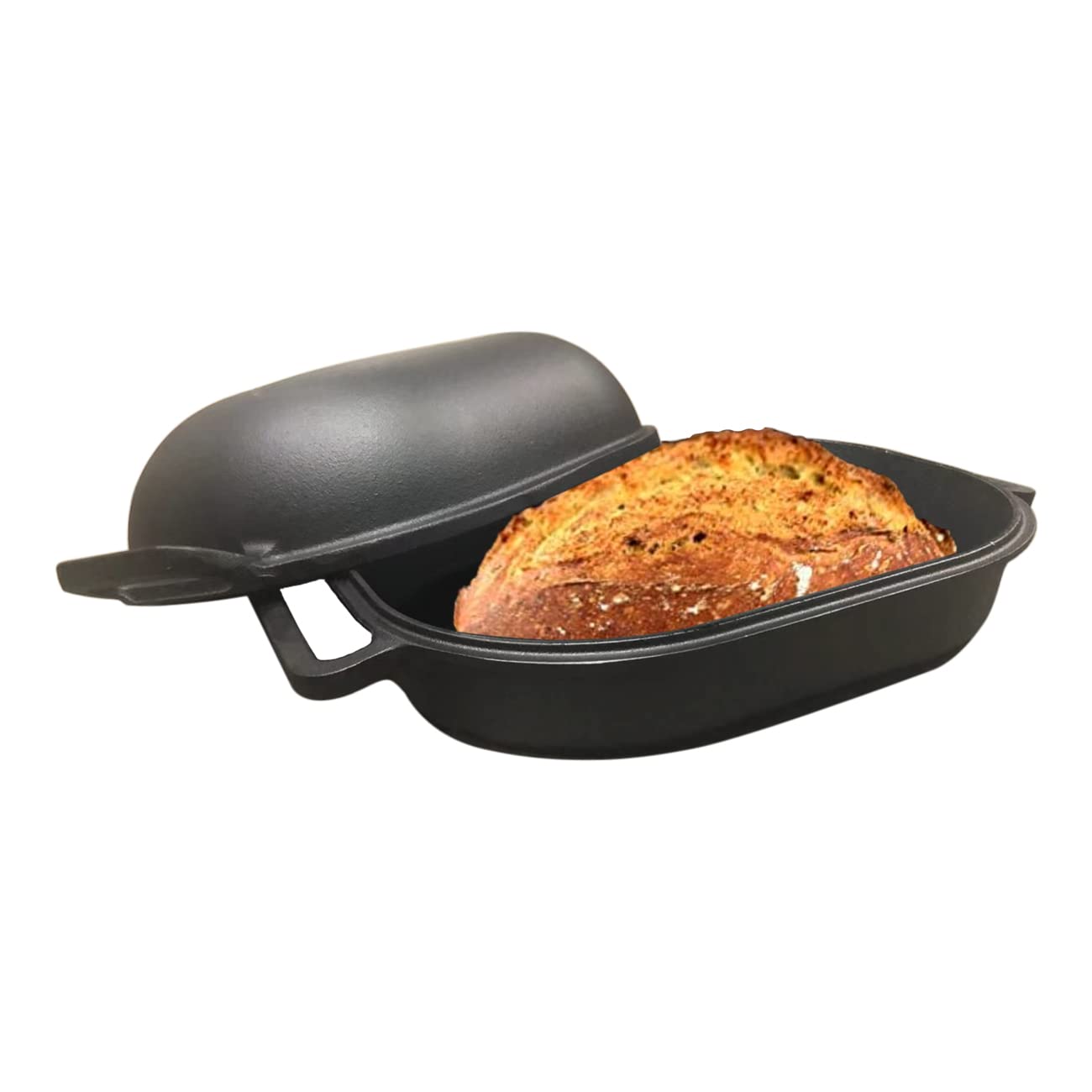 Cuisiland Large Heavy Duty Cast Iron Bread & Loaf Pan - A Perfect Way For Baking