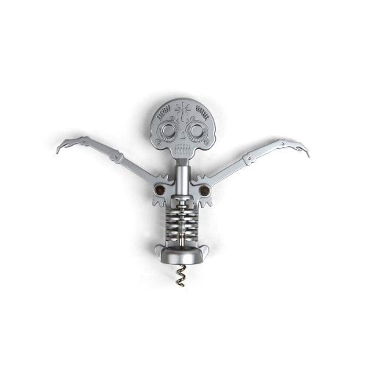 Kikkerland Day Of The Dead Corkscrew, Day Of Dead, Silver