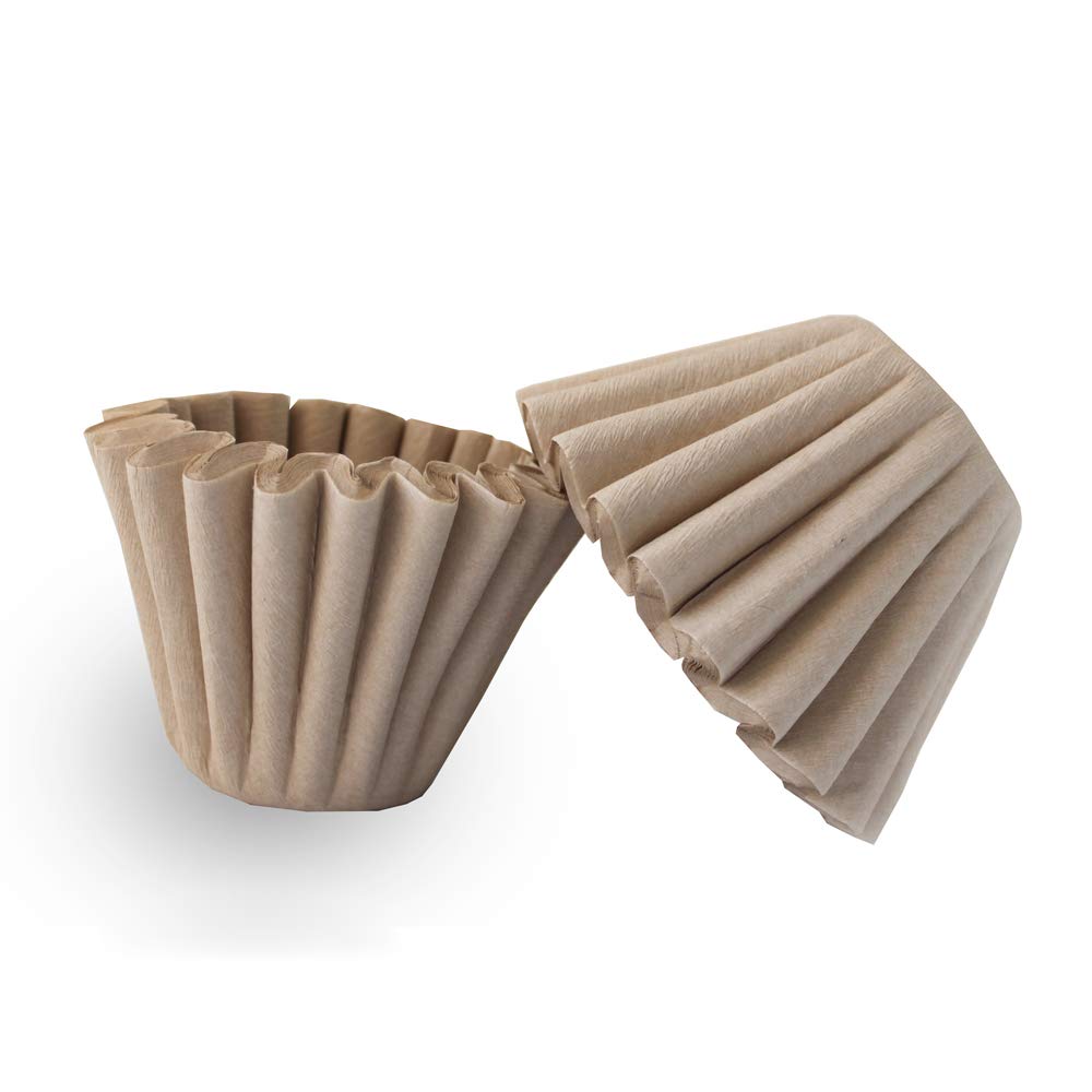 1-4 Cup Basket Coffee Filters,Natural Brown Biodegradable Basket Filters Paper Unbleached For Home Office Use,Coffee Filter Flow