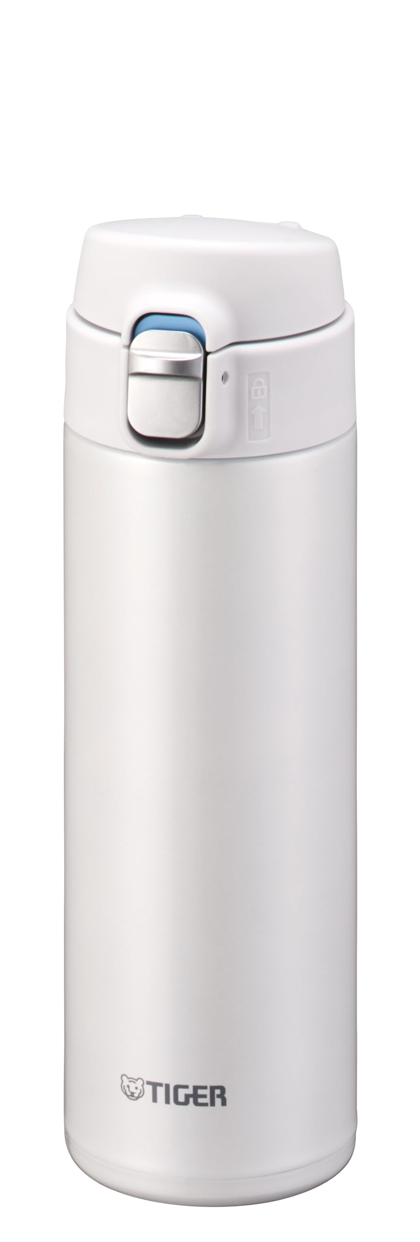 Tiger Thermos MMJS048WJ Water Bottle, 16.2 fl oz (480 ml), Onepush Stainless Steel Bottle, Cold Retention, Lightweight, Easy t