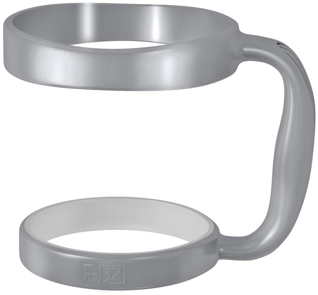 F-32 Handle - 19 Colors - 30Oz Size - Compatible With 30 Oz Yeti And 30 Oz. Ozark Trail Tumbler Travel Mug (30 Oz, Zen Gray)