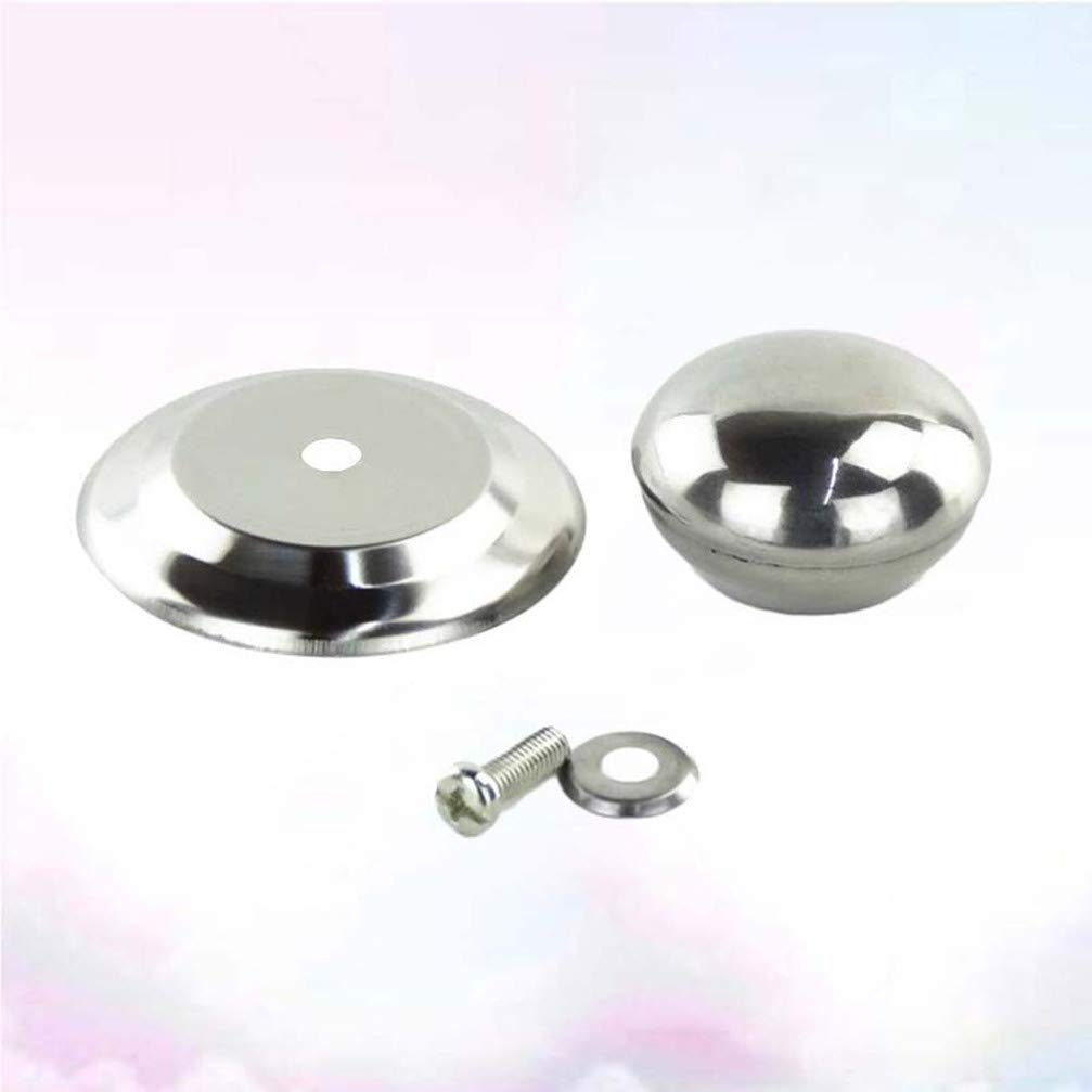 Doitool 4Pcs Stainless Steel Pot Lid Knob Pot Lid Replacement Universal Pan Lid Knob Handle Pot Cover For Kitchen Supplies