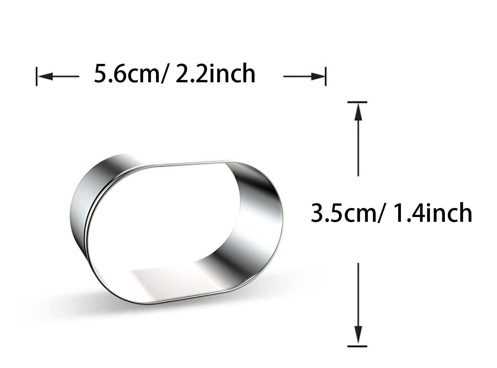 Wjsyshop Oval Shape Cookie Cutter