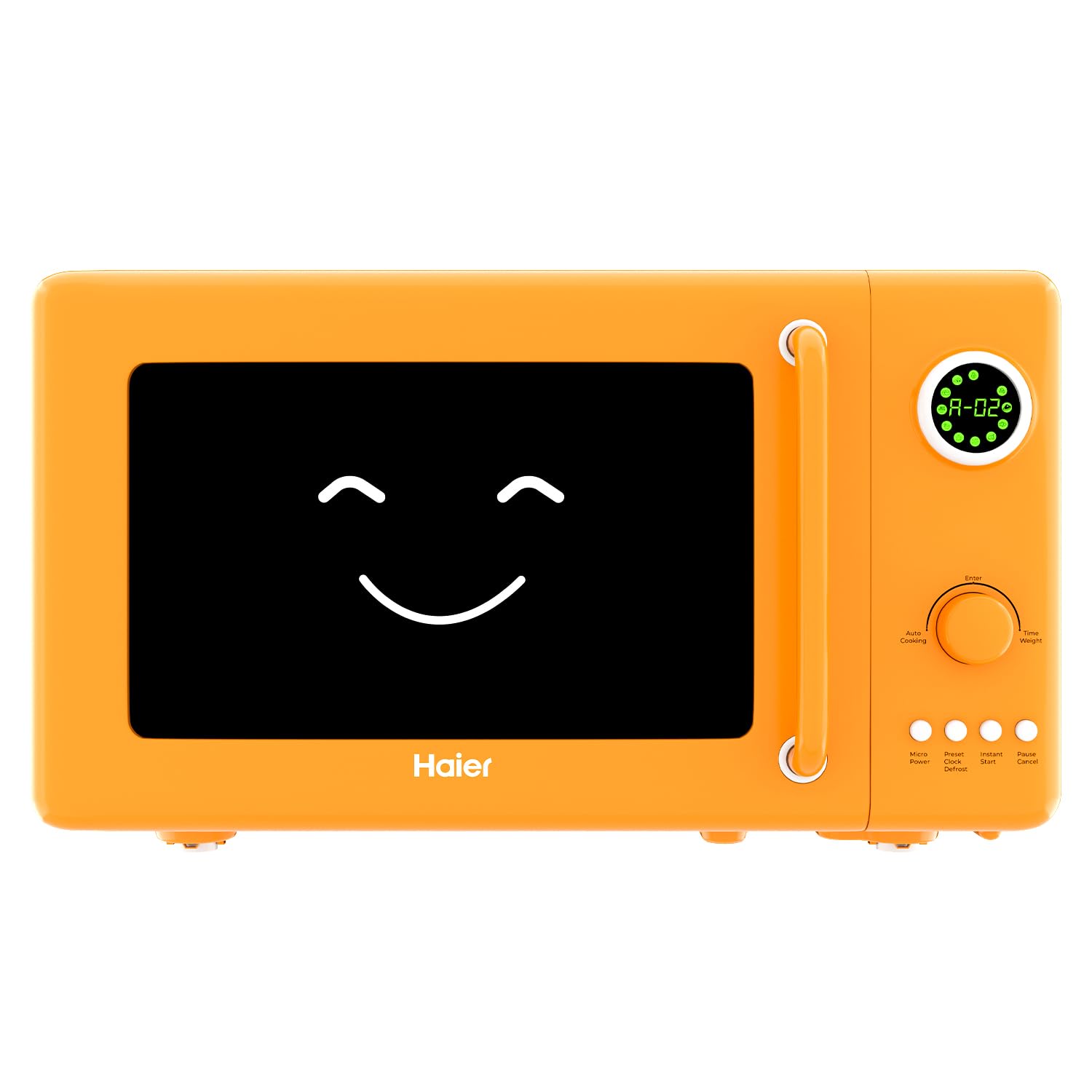 Haier Vogue 20L Peach Solo Microwave Oven With Auto Cook Menus I Digital Display
