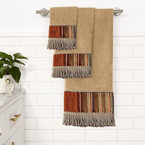 Zahari Home Contempo Modern Bathroom Towel Sets 3 Piece Towel Bath Towel, Hand Towel And Wash Towel Classic Luxury Contemporary