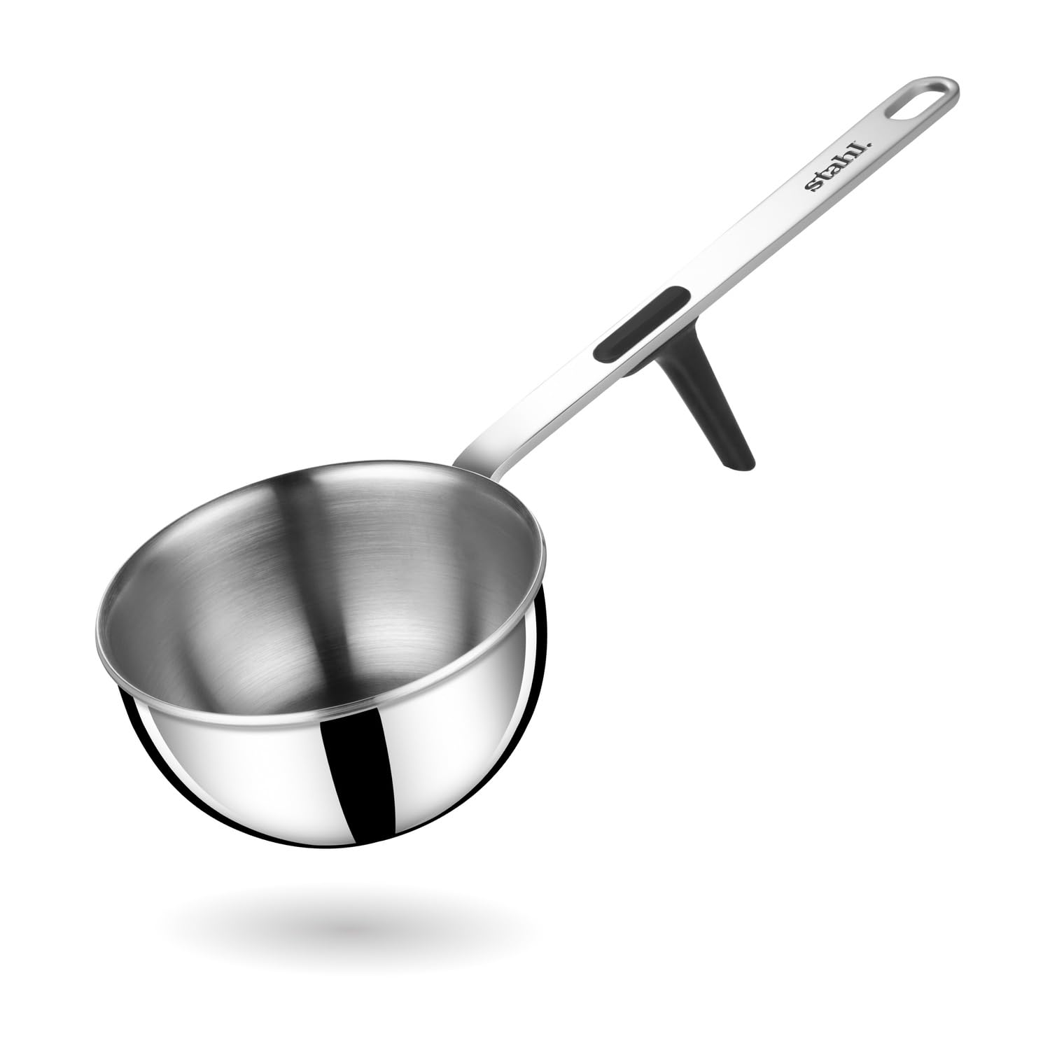 Stahl Artisan Triply 230 Ml, 8 Cm Stainless Steel Tadka Pan | Gas & Induction Compatible | For Spice Tempering, Seasoning & Fryi