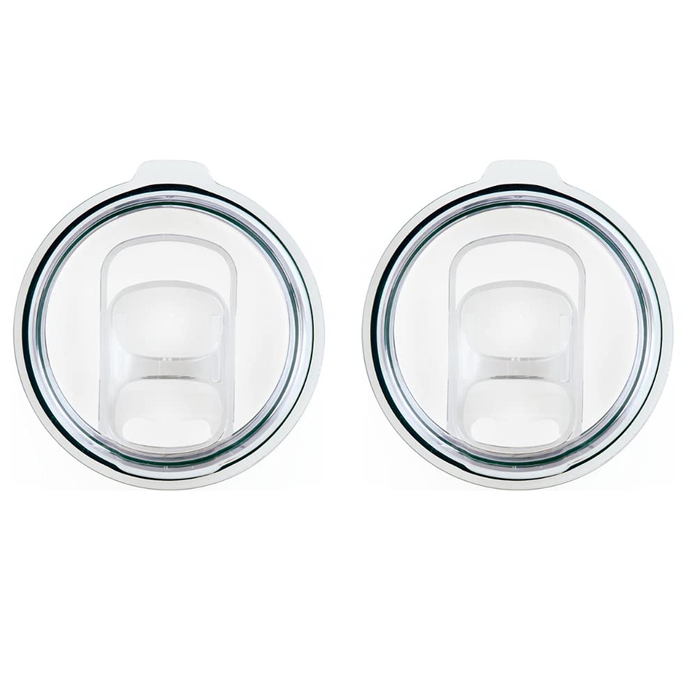Polar Camel Replacement Lid (10, 15, 16, 20 Tumblers & 20 Oz. Pilsners, Slider Lid (2-Pack))