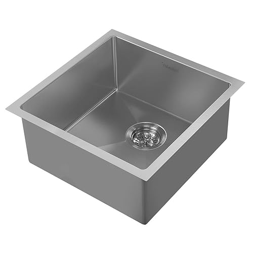 Whitehaus Whnpl1818-Gm Noah Plus Collection Kitchen Sink Gunmetal