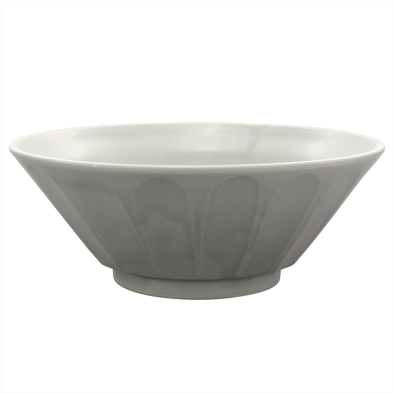 Mino Ware 131-1315 Gray Matte Glaze Ramen Bowl Udon Buckwheat Noodle Diameter 7.7 x Height 7.5 cm Diameter 19.5 x Height 7.5 cm 