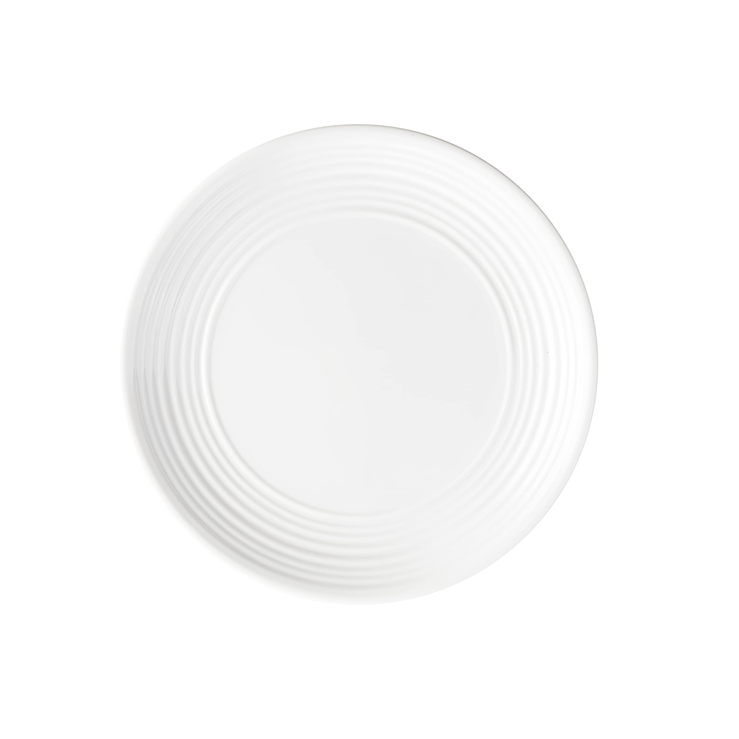 Tablecraft 10515 Pulito Collection Side Plate, 6'' Dia., Round, Melamine, White